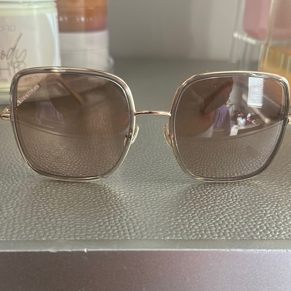 Jimmy Choo Gold Sunglasses - Picture 6 of 9